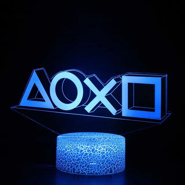 3D RGB LED Gaming Lamp – Gaming Lamp, RGB LED, Setup Gamer, Iluminación Gaming