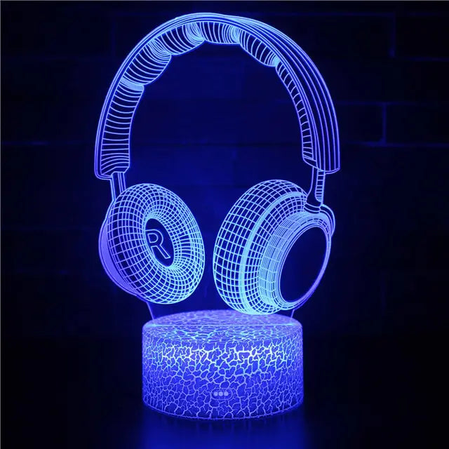 3D RGB LED Gaming Lamp – Gaming Lamp, RGB LED, Setup Gamer, Iluminación Gaming