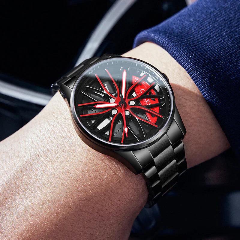 Reloj Luminoso Amantes Del Motor con Diseño Calado