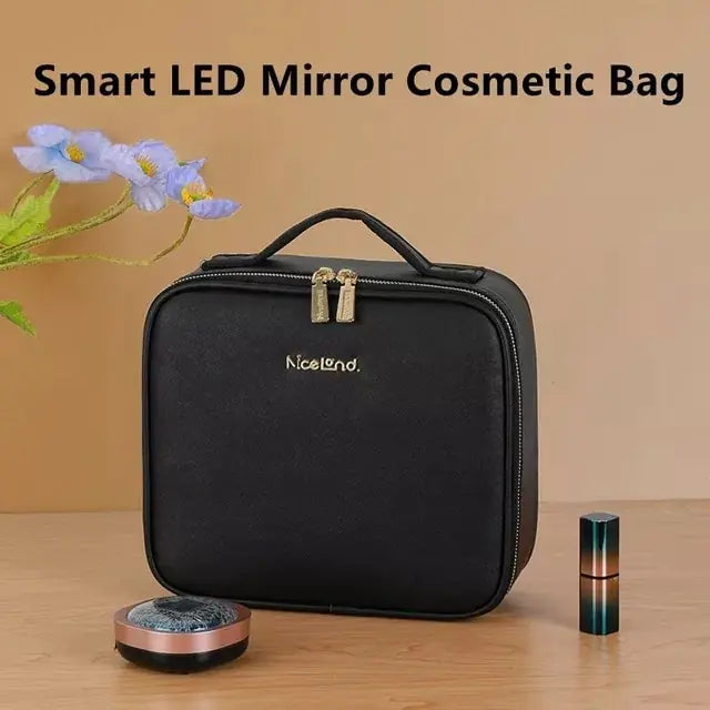 Estuche Cosmético Inteligente con Espejo LED